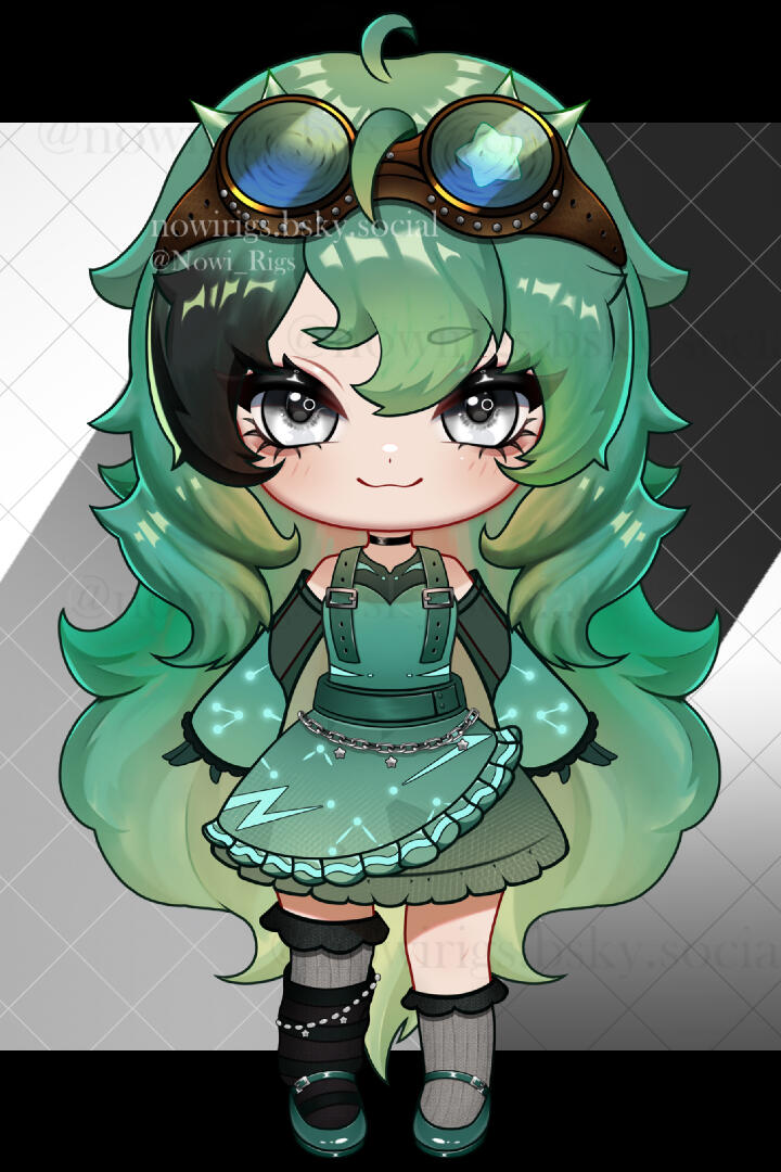 Aqua Estrella - Chibi Art&amp;Rig