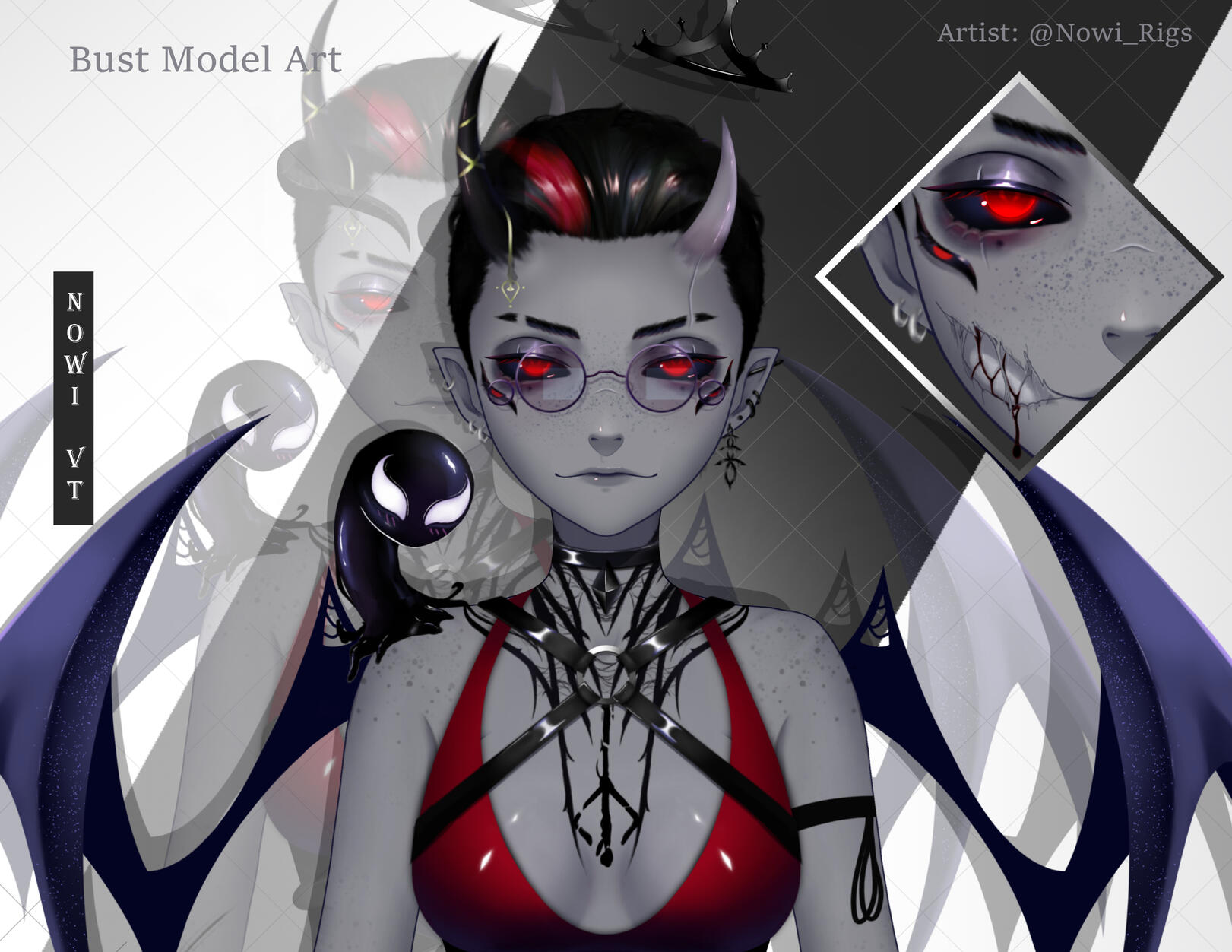 Nowi - Half Body Model Art